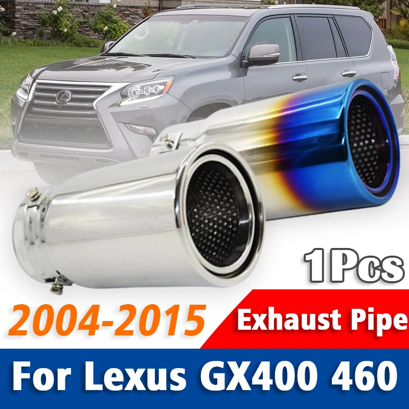 

Для Lexus GX400 GX460 2004-2015 1 шт., глушитель выхлопной трубы из нержавеющей стали, наконечник глушителя, автомобильные аксессуары, автостайлинг