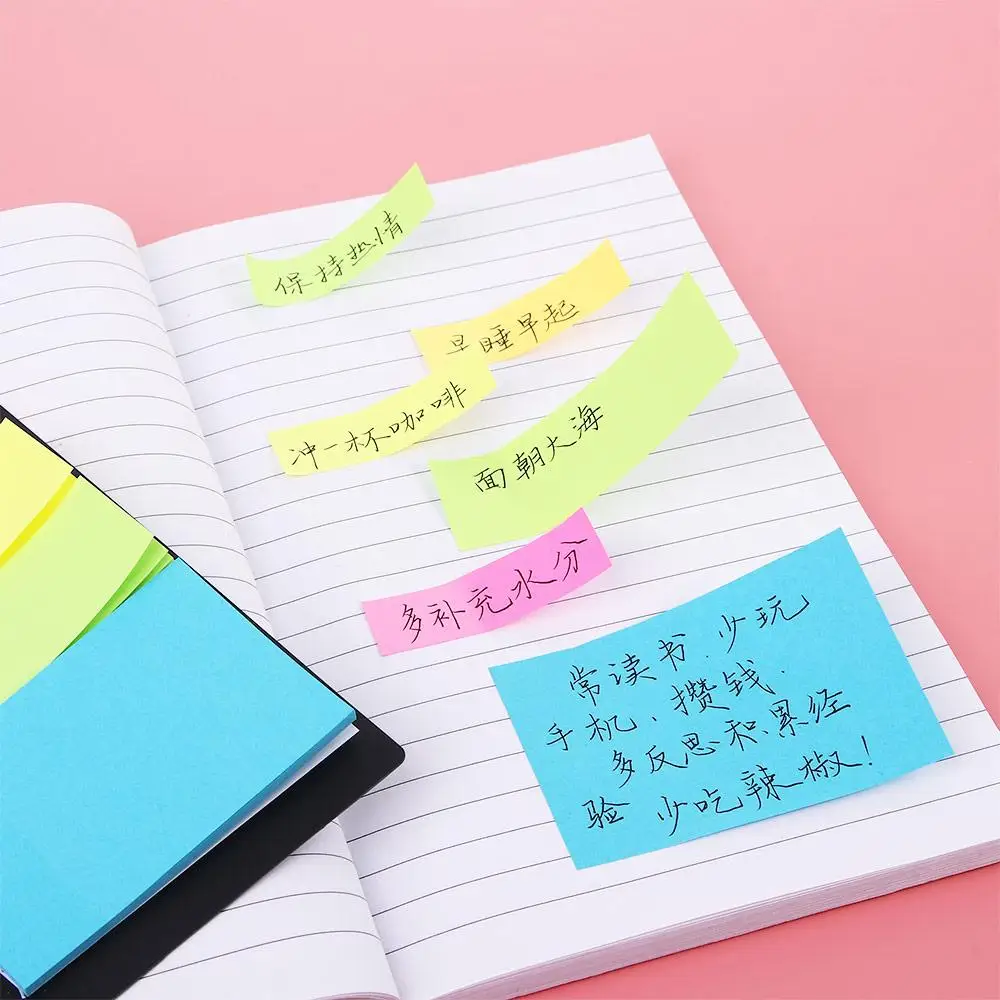 

Office 6 Holes for Loose Leaf B5 A5 A6 Writing Pads Divider Sticker Sticky Notes Planner Schedule Dairy Memo Memo Pad