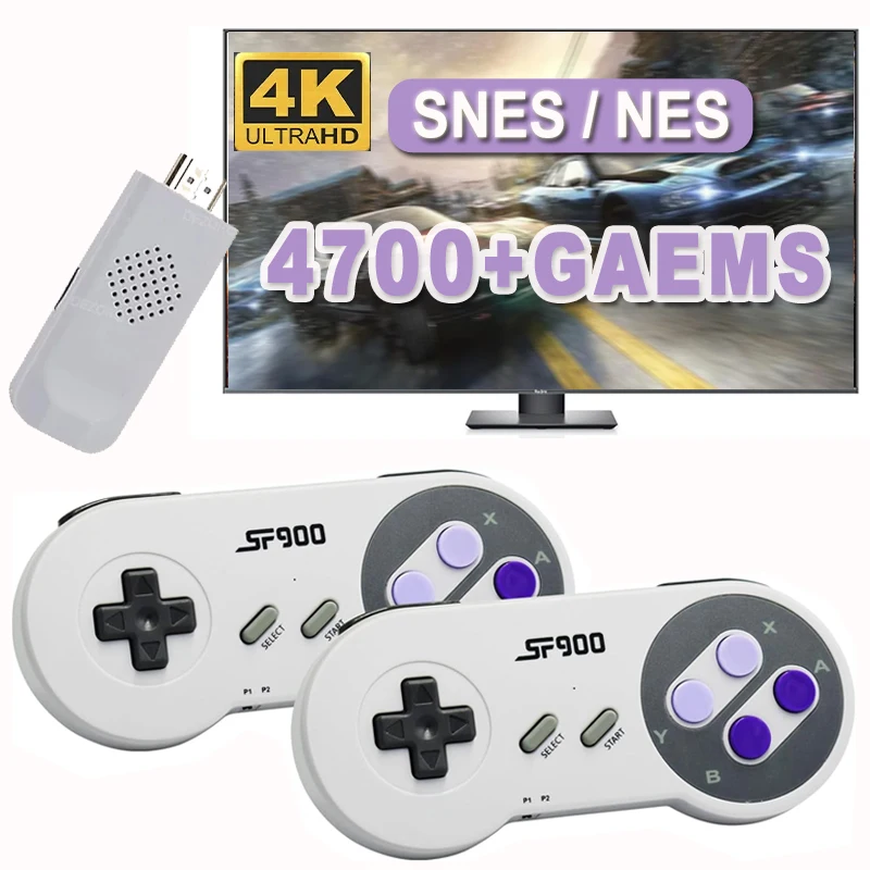 Игровая приставка SF900 Hd ТВ беспроводной контроллер 4700 игр