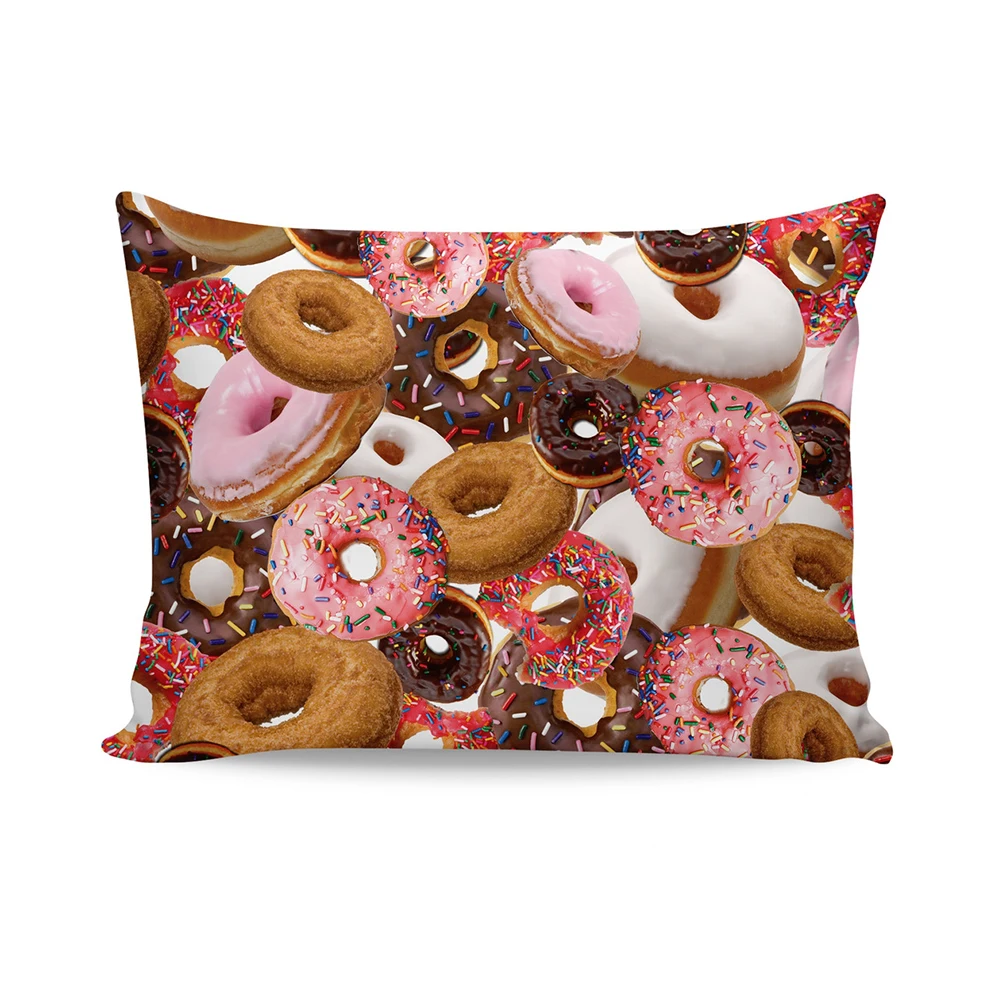 Чехол для подушки с 3d рисунком картошки фри/картошки фри полиэстеровый