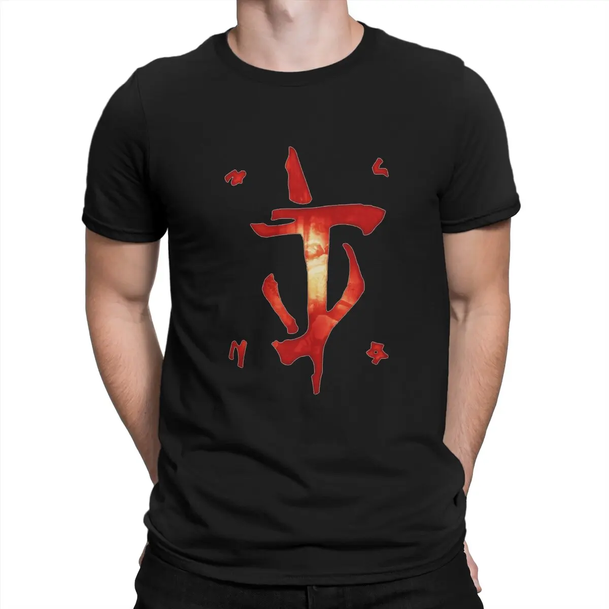

Game Doom Symbol Tshirt Homme Men's Streetwear Blusas T Shirt For Men