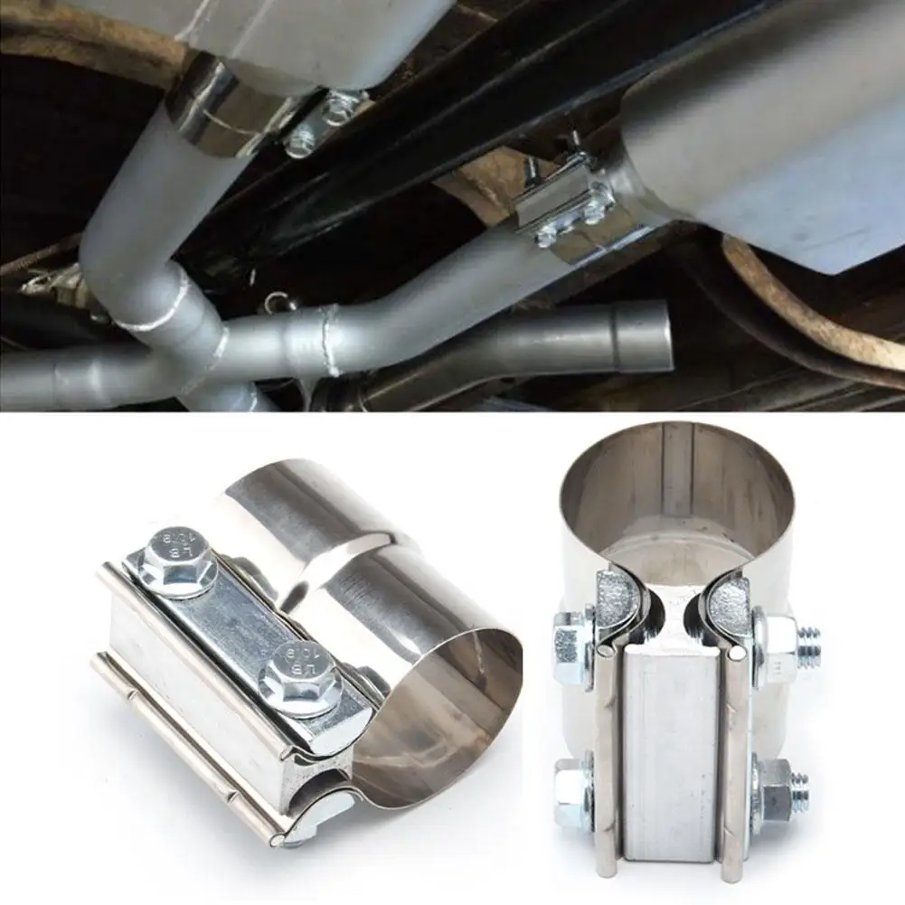 

Stainless Steel Lap Joint Exhaust Clamp Car American Style U-shaped Pipe Clamp Clip for Muffler Pipe Downpipes TP-1006 2-3 Inch