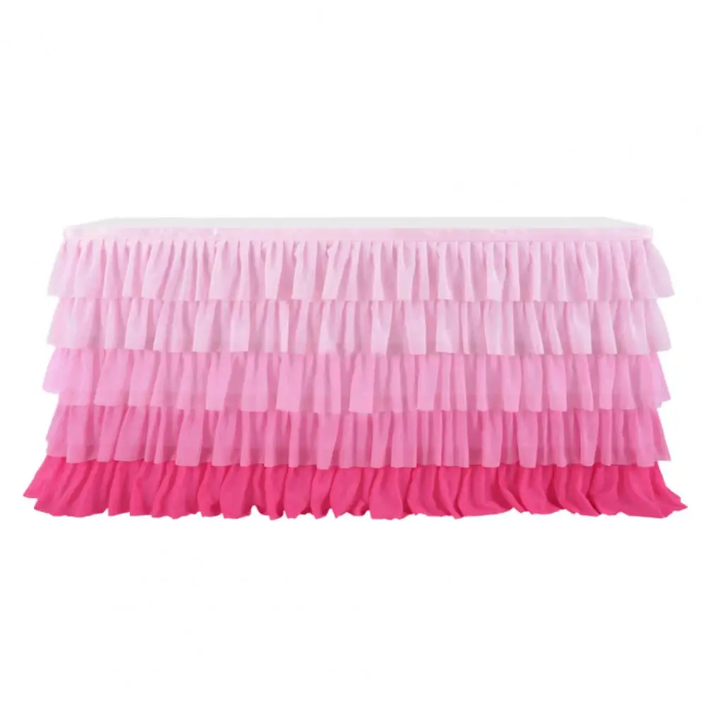 

BLUELANS Многослойная шифоновая скатерть-юбка радуга