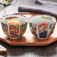irregular seasoning bowl for arita ware imported from japan overglaze color japanese sauce bowl eco friendly