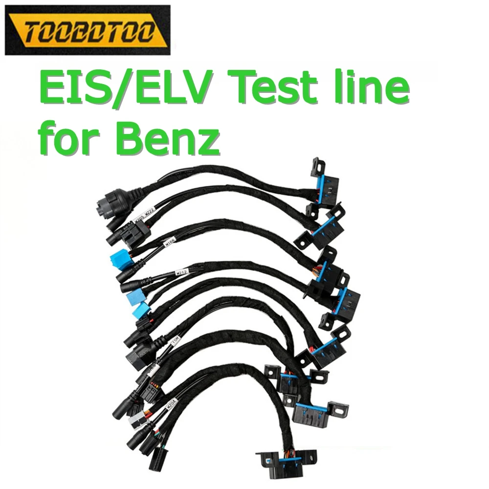Испытательная линия EIS/ELV для Mercedes, работа с CGDI MB для программирования ключей Benz, испытательный линейный коннектор EIS/ELV