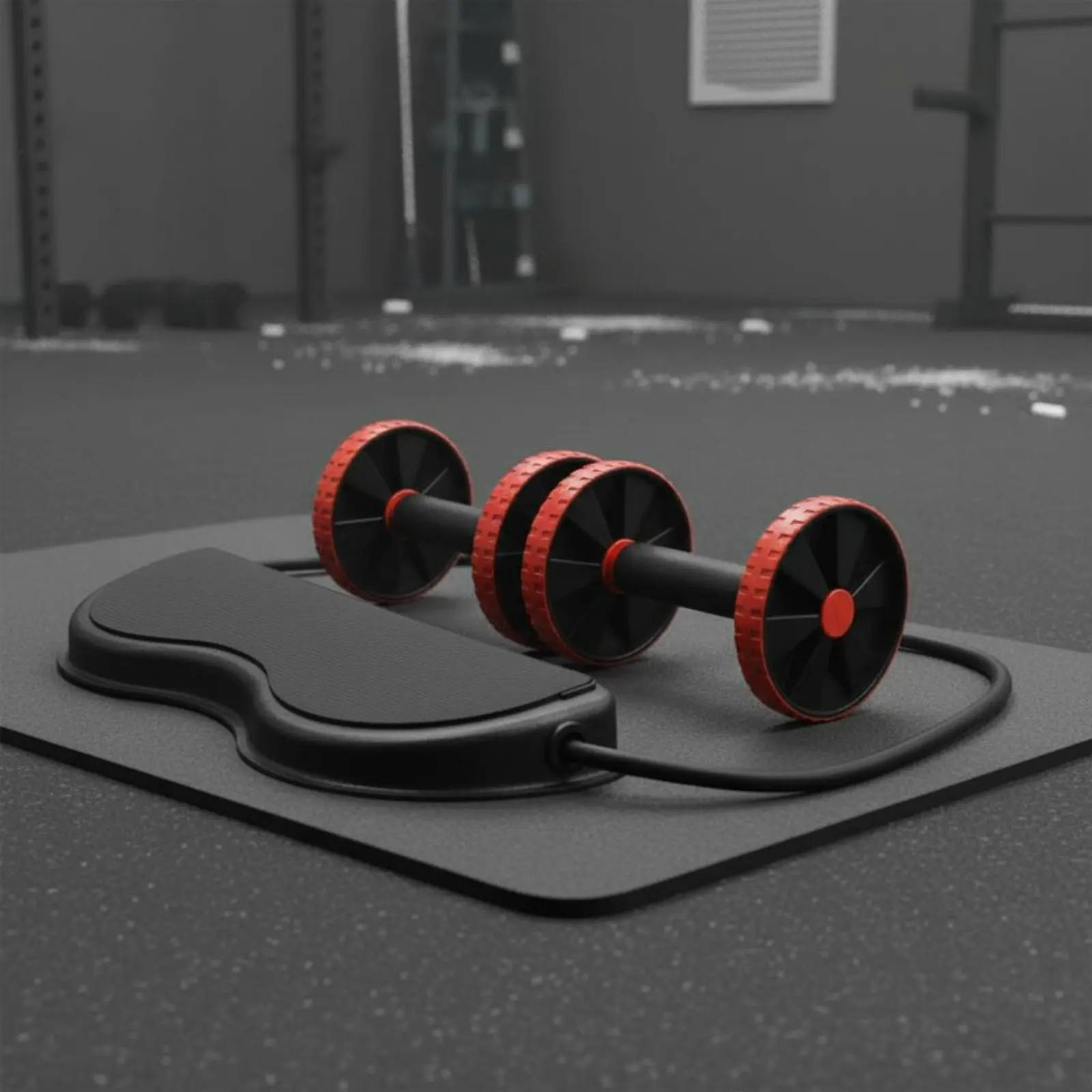 Фото Тренажер-ролик для пресса Ab Wheel Roller: бесшумный, с нескользящими эргономичными ручками, для домашних тренировок №3
