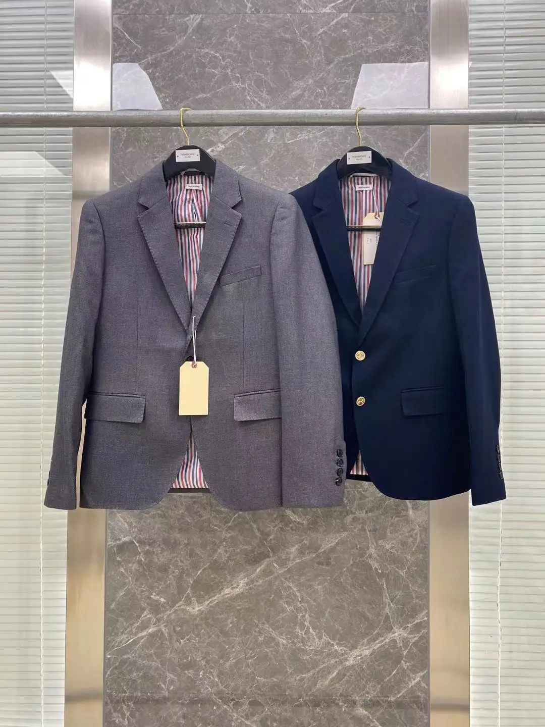 

Весна-осень новый костюм TB с вышивкой в виде головы собаки Повседневный Универсальный Мужской и женский деловой костюм для пар Мужская куртка