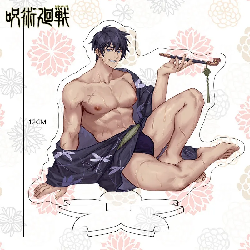 Аниме juютсу Kaisen Gojo Satoru Fushiguro Megumi акриловая фигурка BL подставка модель пластина
