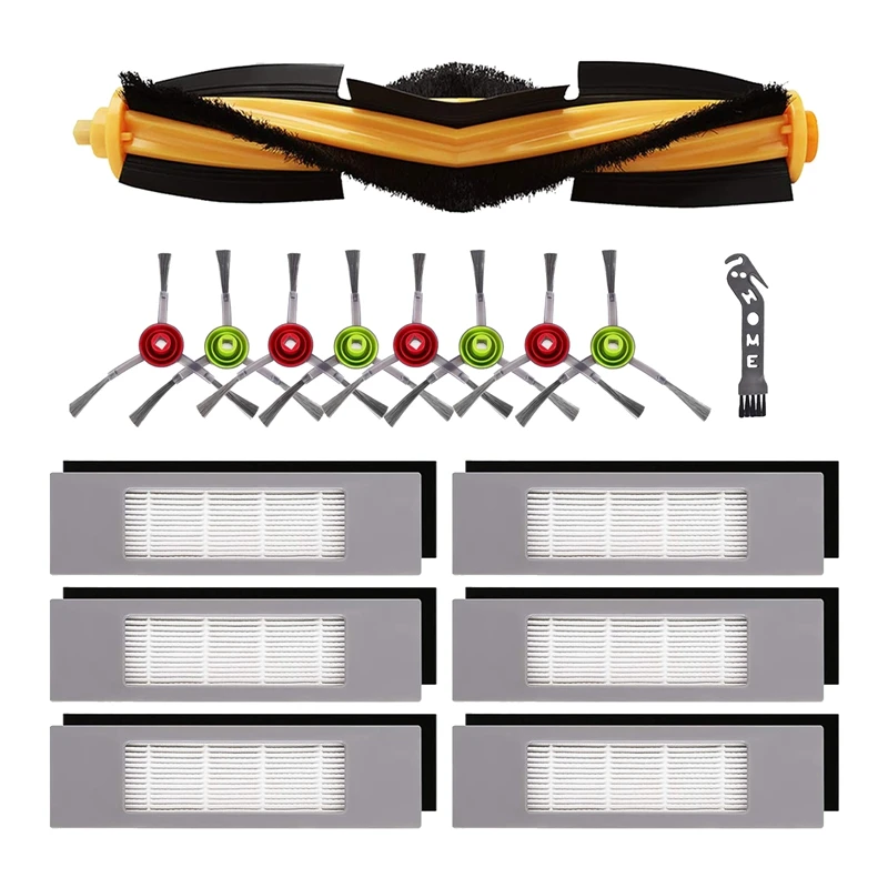 

16Pcs For Ecovacs Deebot Ozmo 920 950 T5 T8 T8 AIVI T8 Max T9 Max T9 Power N7 N8 N8+ Vacuum Cleaner Accessories