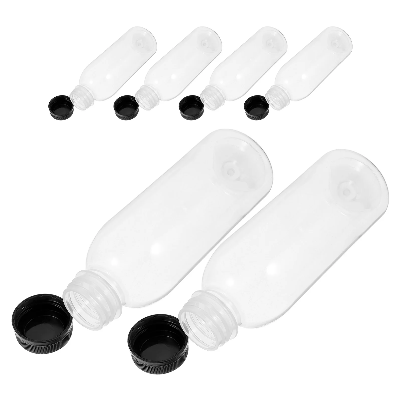 6 шт. бутылки с водой для хранения бутылок пустые банки сока из ПЭТ портативные