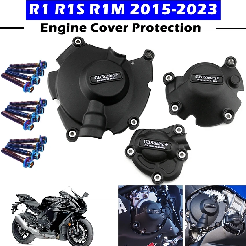Защитная крышка двигателя мотоцикла для GB Racing для R1 R1M R1S 2015 2017 2018 2019 2020 2021 2022 2023 защитные крышки двигателя