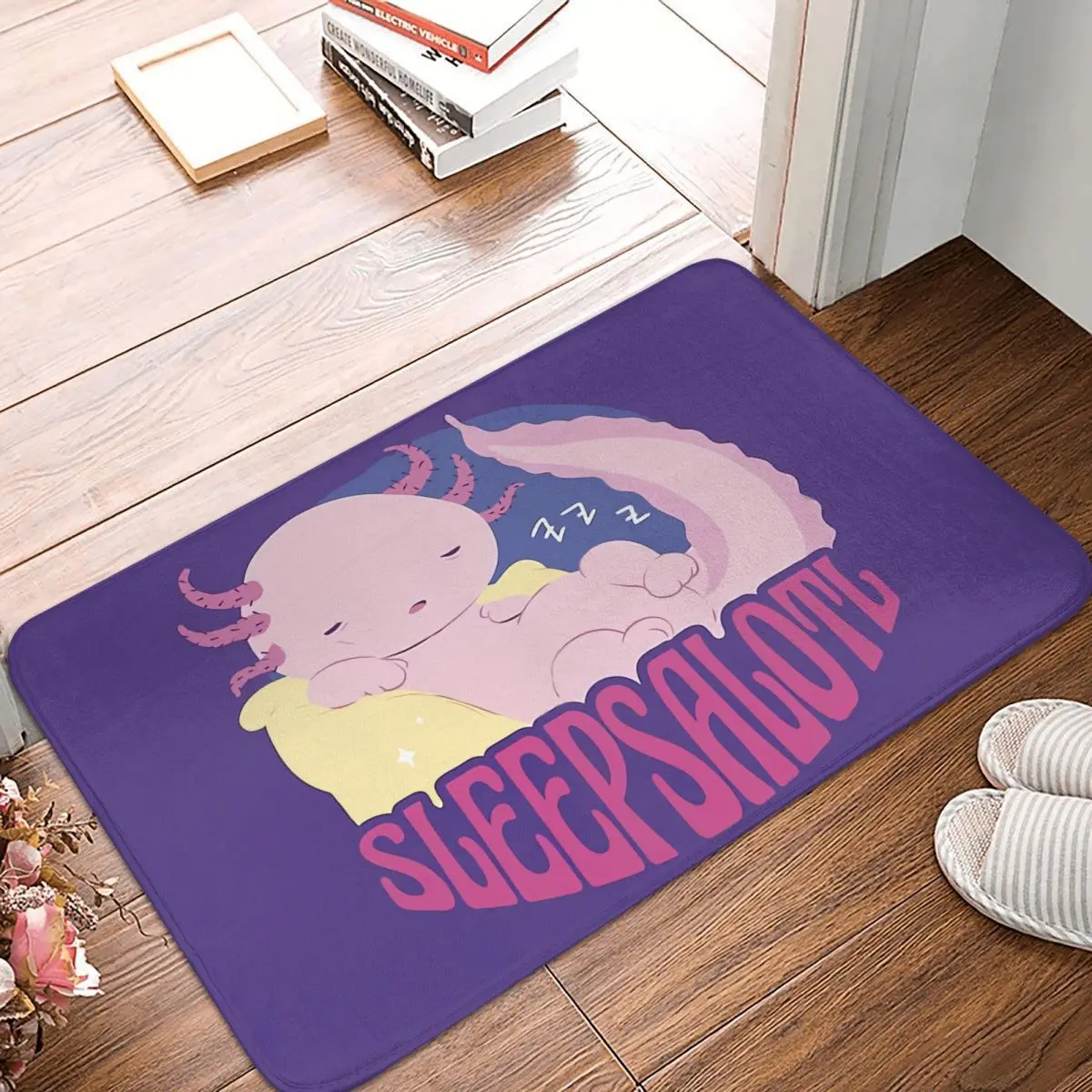 

Милый подарок, нескользящий коврик для кухни, коврик для влюбленной спальни Axolotl, коврик для двери, домашний декоративный коврик