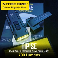 nitecore tip se mini 700 lumen bright light highlight portable edc emergency small flashlight keychain light with li ion battery