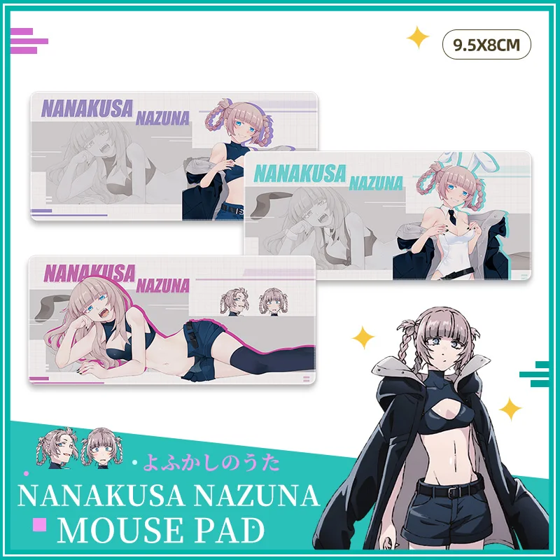 

Anime CALL OF THE NIGHT Mouse Pad Rubber Mousemat 40*90cm Large Mousepad