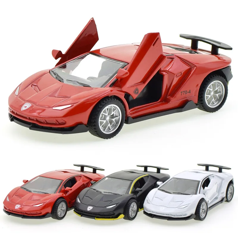 Детская мини-модель автомобиля из сплава имитация с открывающейся дверью