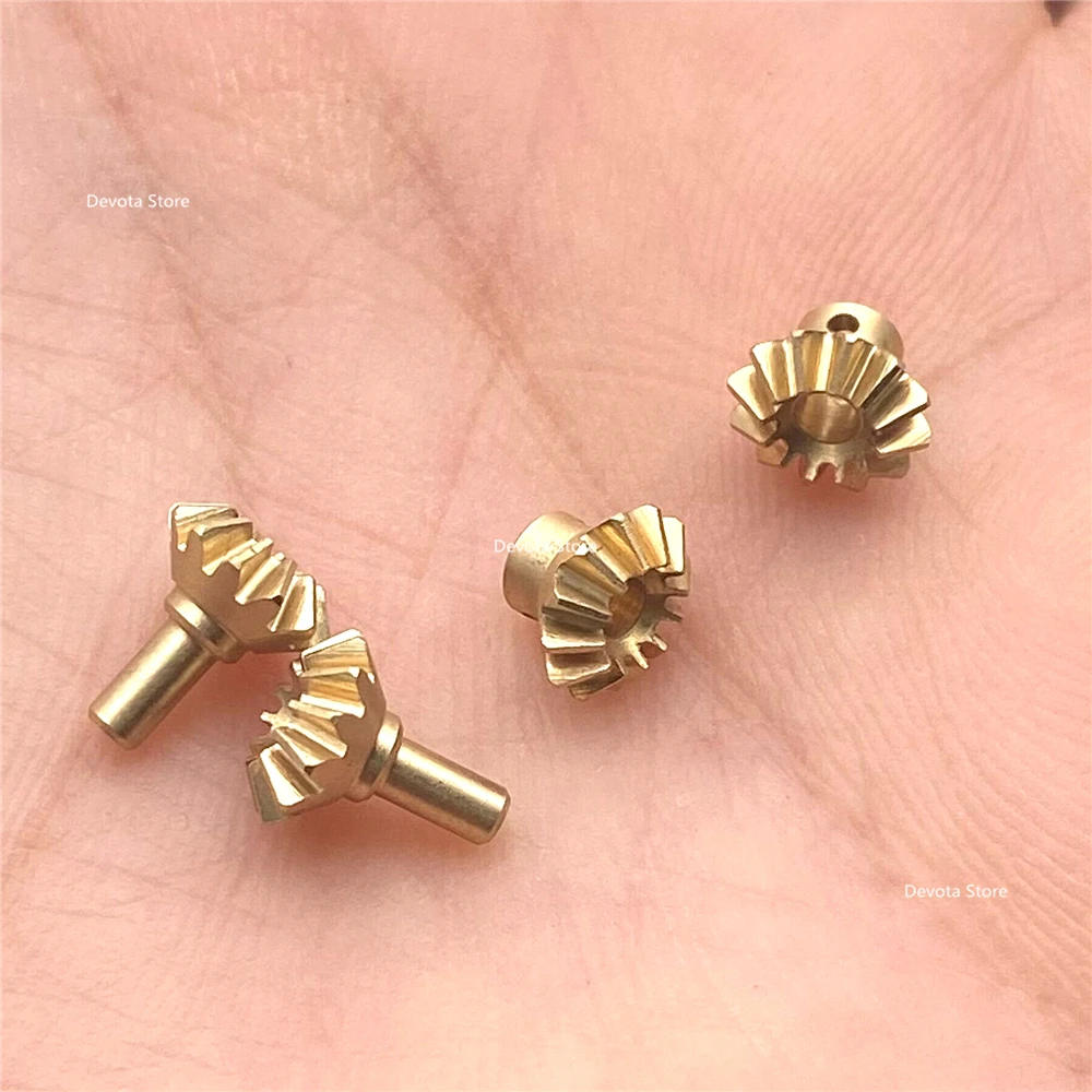 

1:1 0,5 м 12 т медная прямая коническая шестерня с валом/штырем, светопропускающая маленькая игрушка, модель «сделай сам»