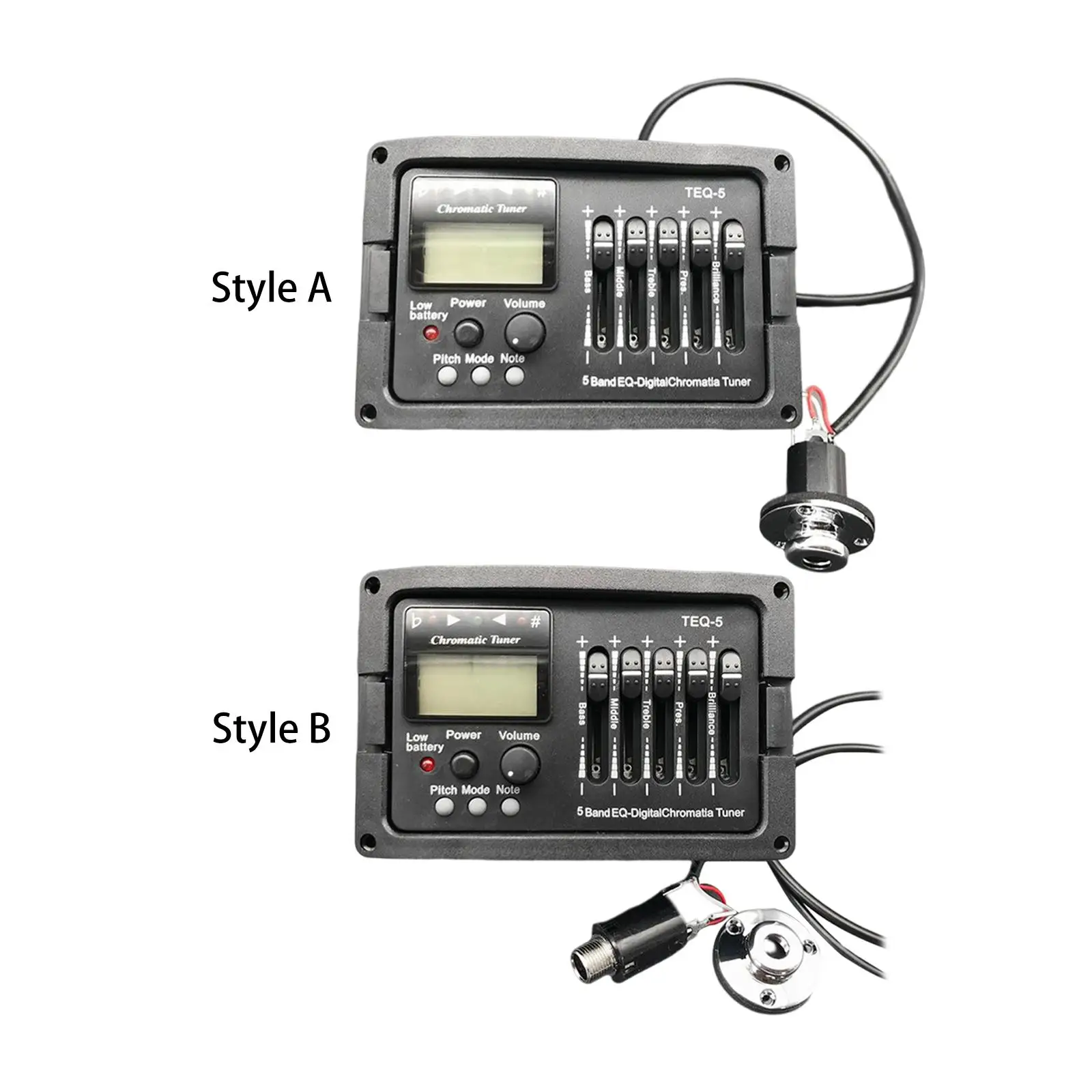 Портативный хроматический аксессуар для акустической гитары классической