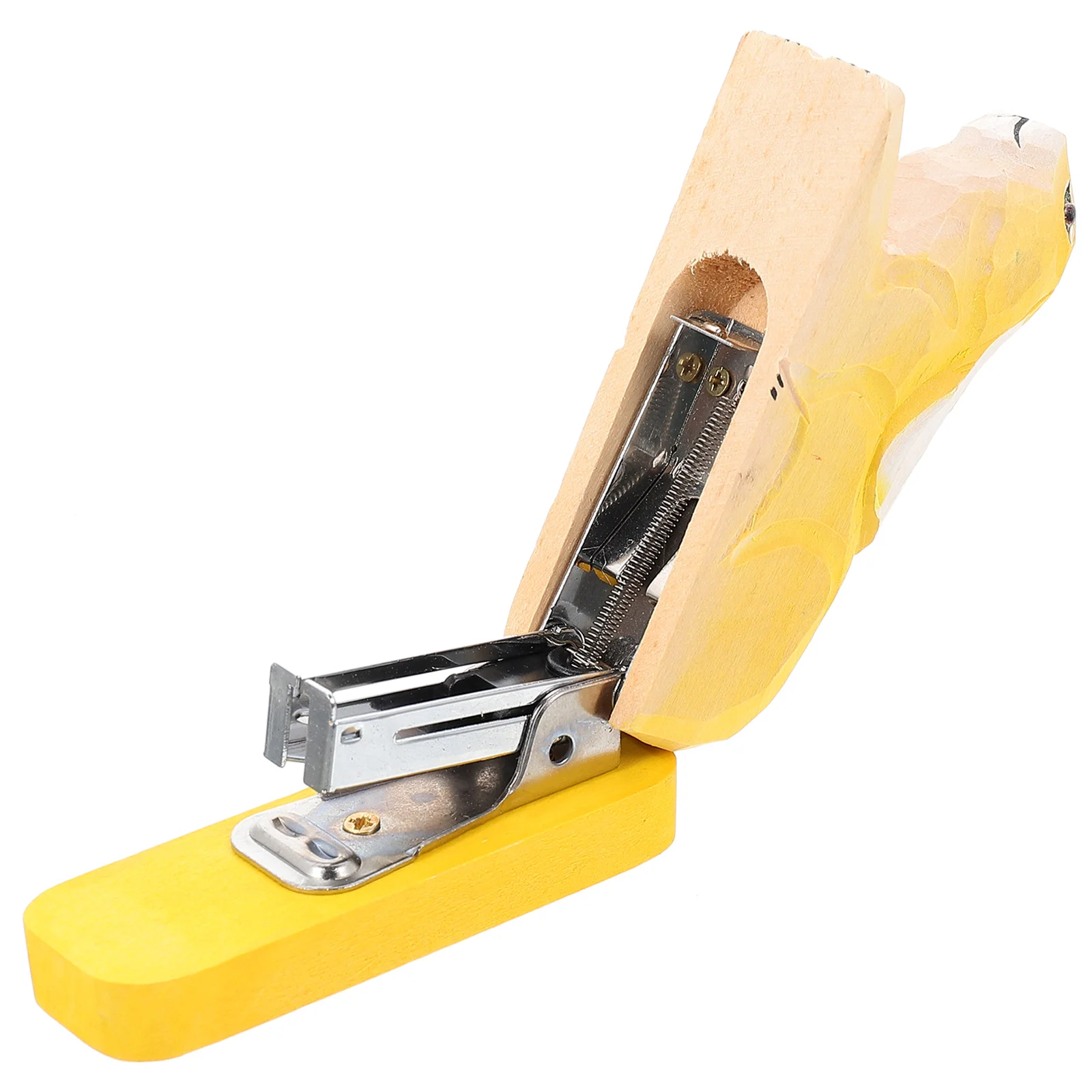 

Stapler Office Tape Setstationery Desktop Dispenser Student School Desk Staplers Supplywood Mini Supplies Animal Caving Book