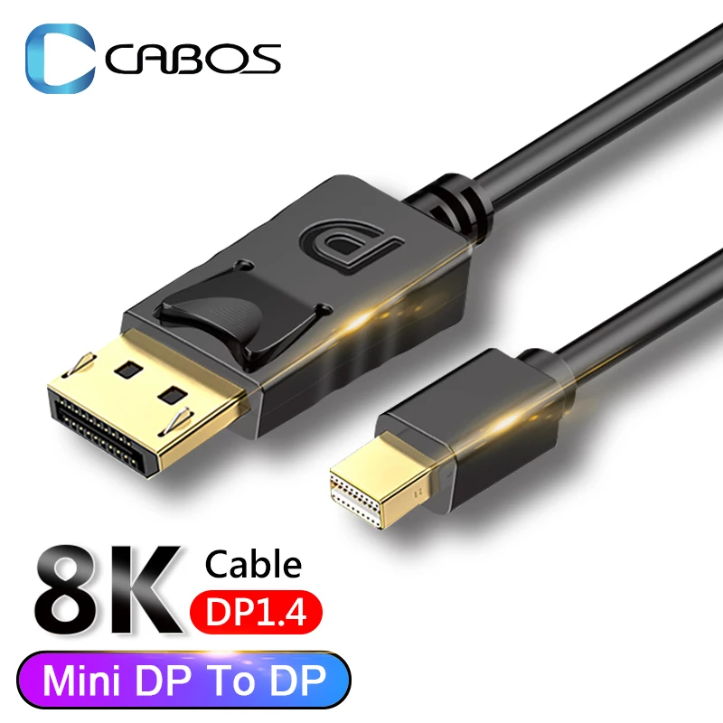 

DP1.4 Mini DP To DP 8K 4K 1080P Converter Cable Mini Displayport To Displayport Adapter Cable For PC TV Macbook Display Monitor