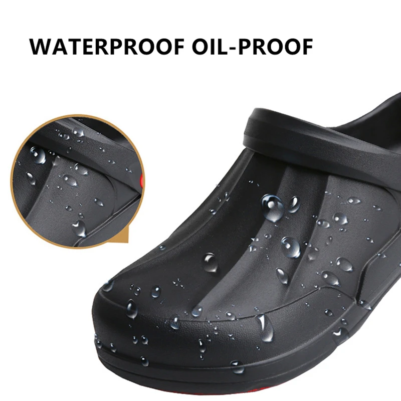 Обувь для шеф-повара нескользящая водонепроницаемая маслостойкая легкая