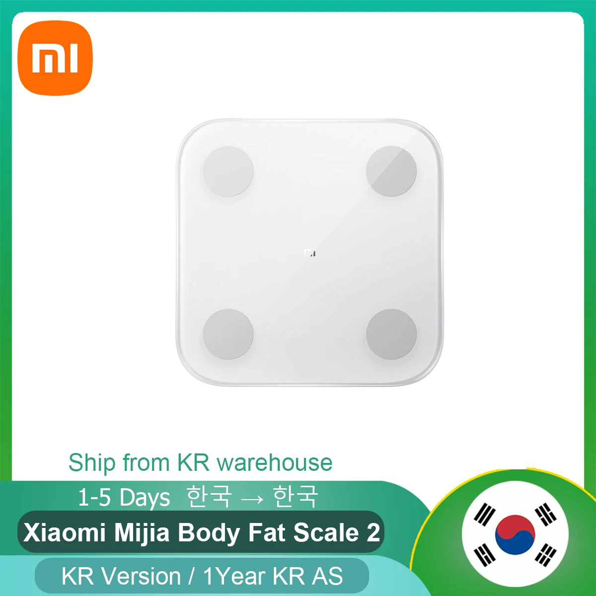 Весы Xiaomi Body Fat Scale 2 KR, оригинальные цифровые весы, Bluetooth 5, поддержка Android 4,3, iOS 9, приложение Mifit