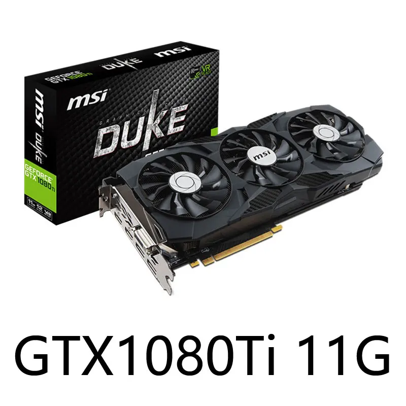 

Видеокарта GeForce GTX 1080Ti 11gb GDDR5X NVIDIA 11016MHz 352bit 8pin + 8pin 1531/1645MHz