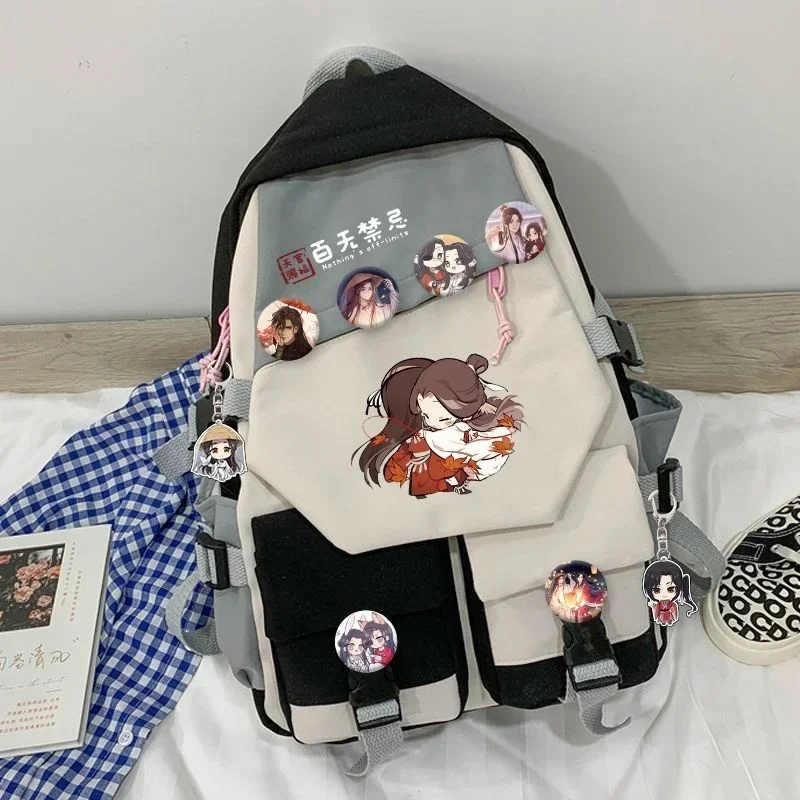 Школьные ранцы Tian Guan Ci Fu TGCF сумки для книг пар Huacheng Xie Lian рюкзак большой емкости