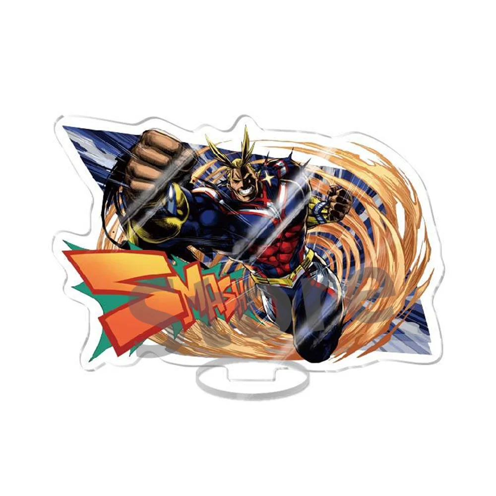 Фото Аниме My Hero Academia акриловая подставка Todoroki Shoto фигурка игрушка Бакуго Кацуки ПВХ настольная подставка модель подарок 15 см №2