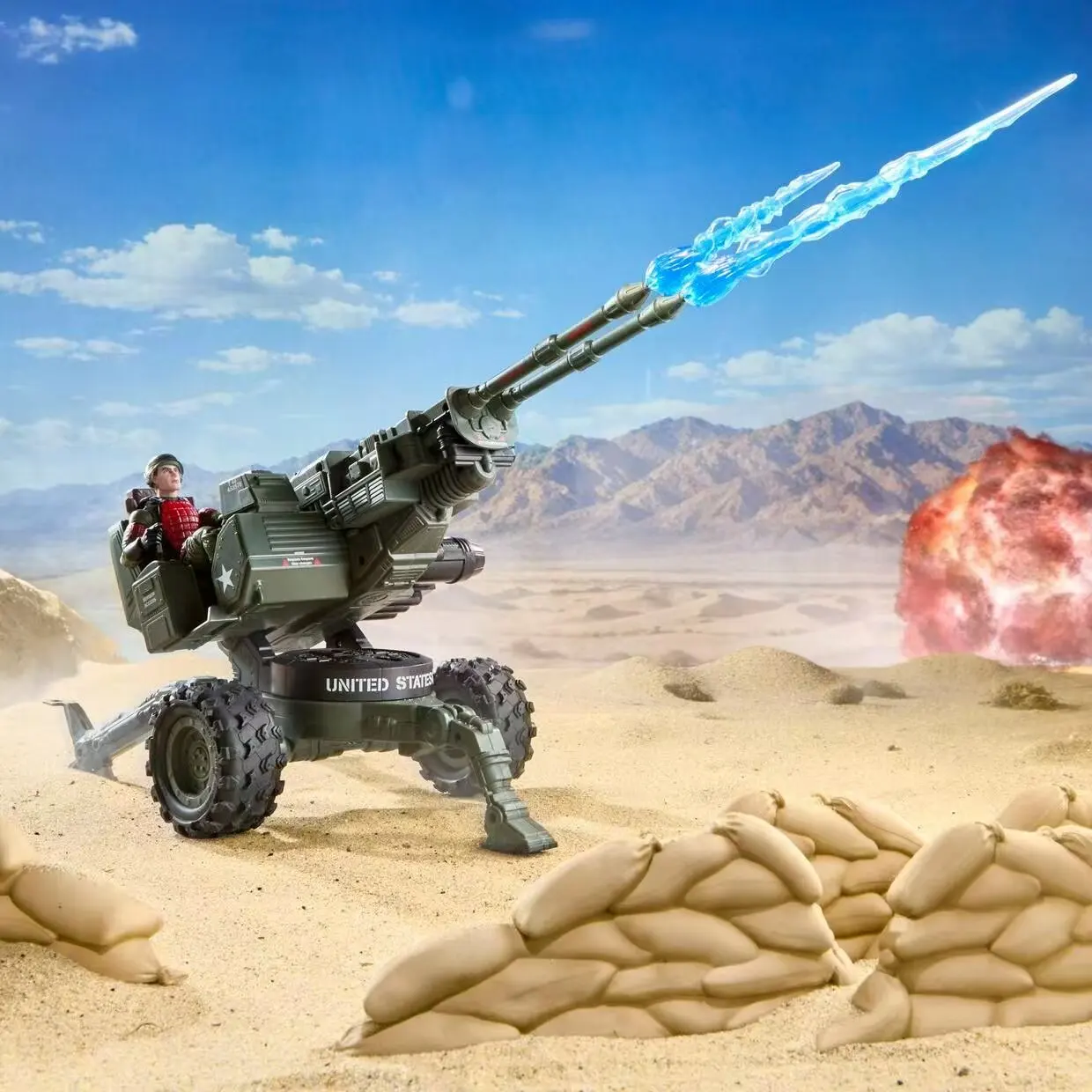 В наличии: Hasbro GIJOE Grand Slam Laser Cannon g2103, подвижная модель робота-куклы, коллекционная игрушка, подарок. (art.: 3920db7528638) - 3920db7528638