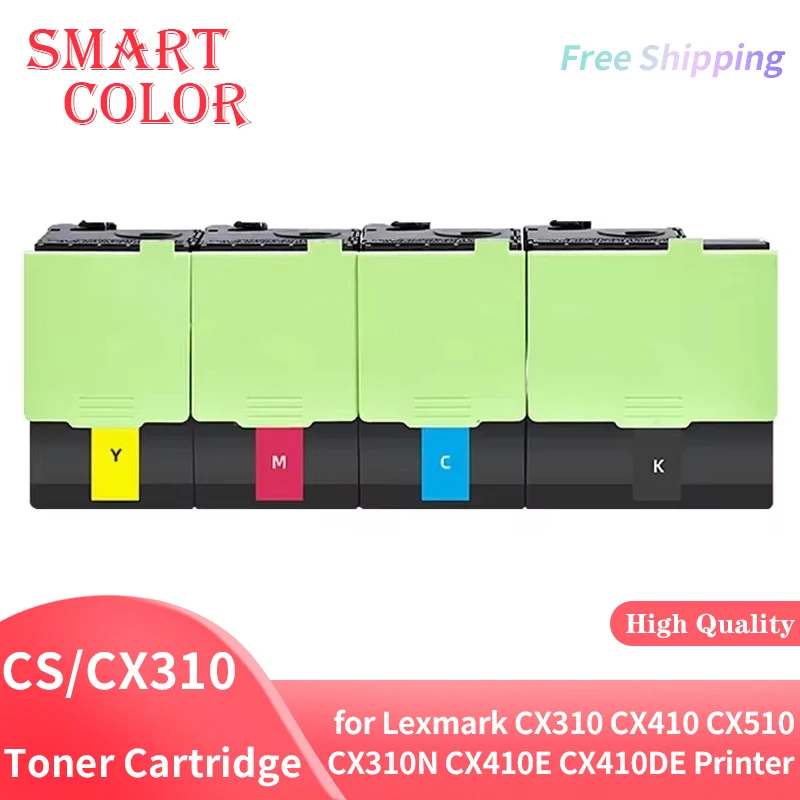 Цветной картридж с тонером CS310 для принтера Lexmark CS/CX310 CX410 CX510 CX310N CX410E CX410DE CX510DE CX510DTHE