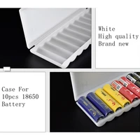 1pc 10x18650 battery holder case 18650 storage box holder hard case cover battery holder organizer container