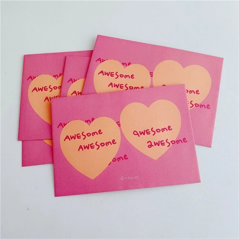 10 шт./лот мультяшный конверт розовая девушка студент милый подарок в японском