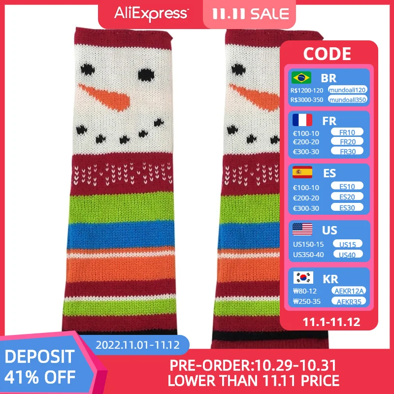 

Half Finger Mittens Knitted Touchscreen Gloves Christmas Presents for Women Men