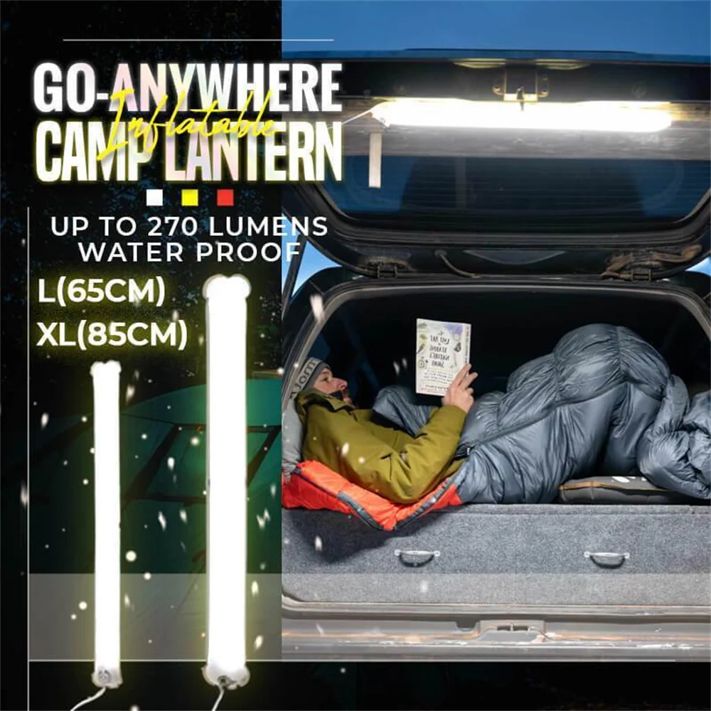 

Inflatable Go-Anywhere Camp Lantern Portable Folding Light Battery Pony Light Camp Light Waterproof Outdoor Lights Tent Lights