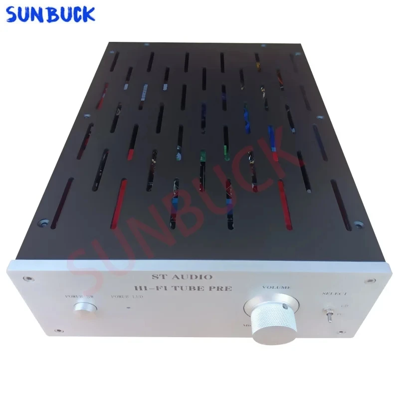 Фото Трубчатый предусилитель 12AX7B ECC83 SUNBUCK, подобно Marantz 7, Стабилизация напряжения, цепь 2SK1170 FET HIFI 6X4 6Z4, трубчатый предусилитель, аудио №2