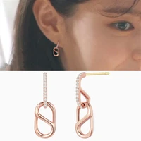 korean dramas cant resist him han suxi small and lovely 8 character earrings elegant high quality for women earrings
