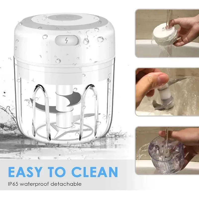 Мини-электрическая мельница для чеснока измельчитель овощей чили 100/250 мл