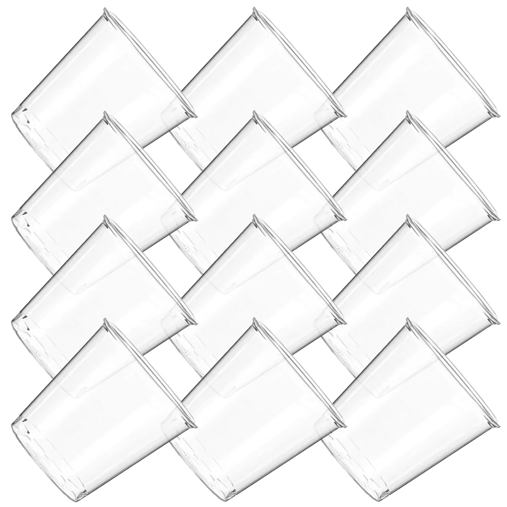 Одноразовые прозрачные стаканчики для вина вечеринок жесткие пластиковые