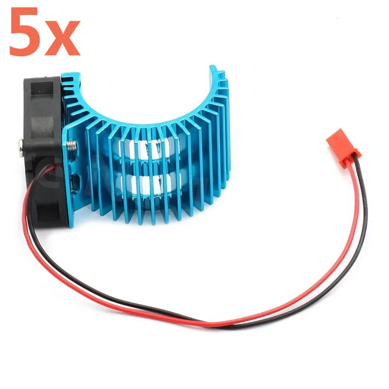 

5Pcs/Lot Electric Motor Heatsink Proof Cover Heat Sink and Cooling Fan for 540 550 motor 7014 For RC model car