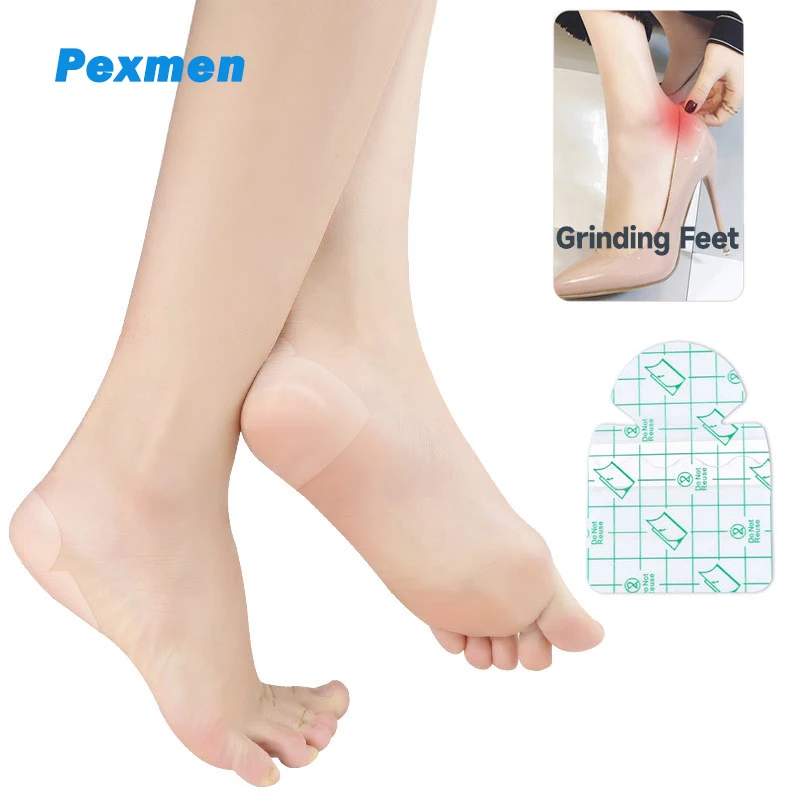 

Pexmen 1/2/5Pcs Heel Protectors Sticker Anti-wear Foot Care Protection Pad Blister Prevention for Heels Blisters Bandages