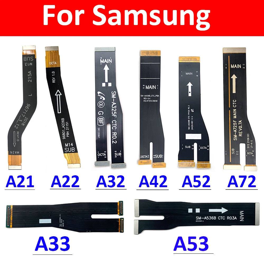 

Main Board Motherboard Connector Mainboard Flex Cable For Samsung A32 A325F A42 A425F A52 A525F A22 A72 A21 A53 A33 4G 5G