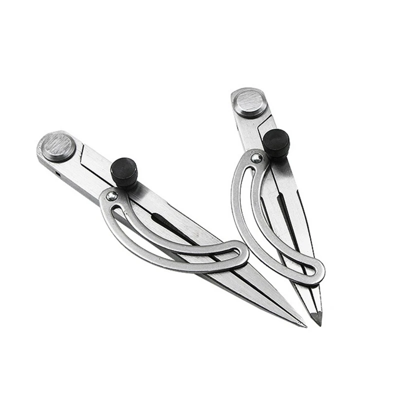 

Professional Spacing Gauge Draw Compasses Wood Industry Classified Carbon Steel Head Edge Trimmer Leather Tools Rotating