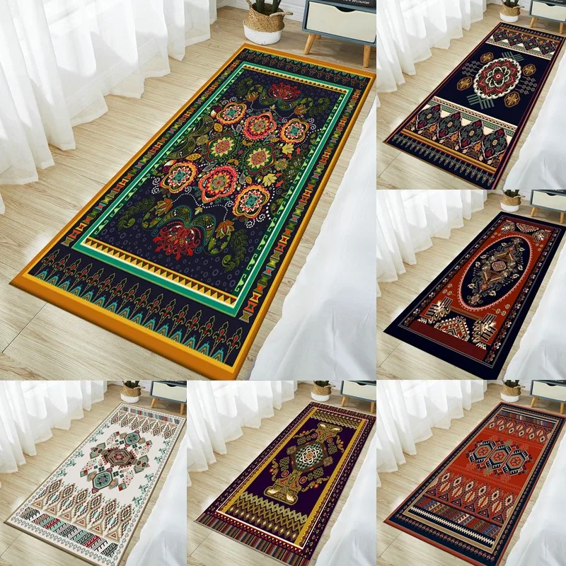 Ковры в персидском стиле нескользящий фланелевый коврик для гостиной спальни