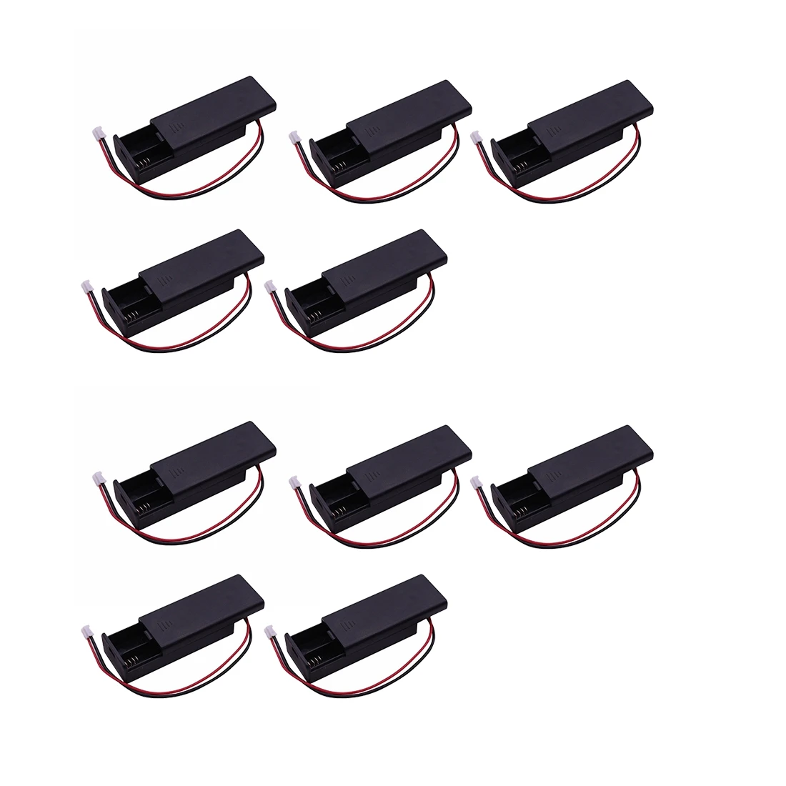 10 Pcs for Micro:Bit Battery Holder Case Cover Shell 2Pcs AAA Batteries 3V PH2.0 Microbit Development Board Kids