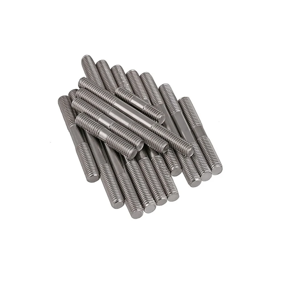 

1Pcs M8 M10 M12 M14 M16 Double End Thread Rod Bolts A2 304 Stainless Steel Stud Screw Rod Stud Bolt Length 30mm-250mm