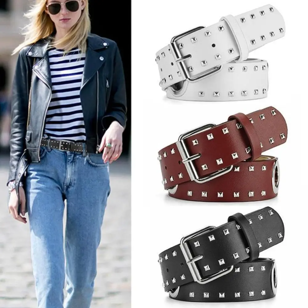 Clothing Decoration Women Decoration Belts Punk Waist Belts Waistband Pin Buckle Belts Waist Strap