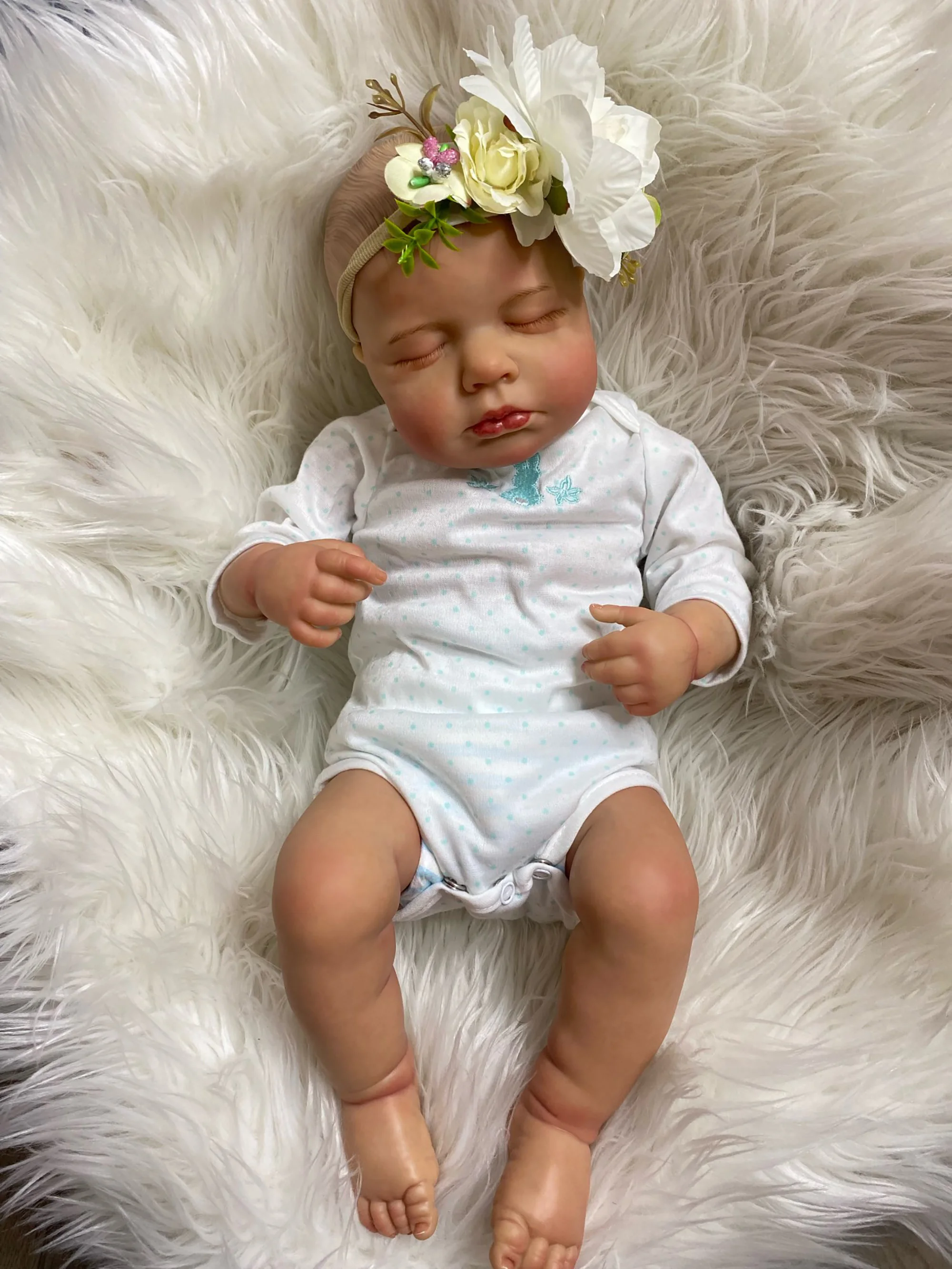 

19 Inch Reborn Dolls Loulou Realistic Lifelike Newborn Bebe Boneca Renascida Brinquedo Bebe Para Crianças Menina