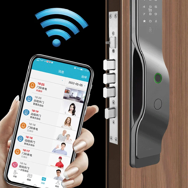 Умный замок Tuya с распознаванием лица