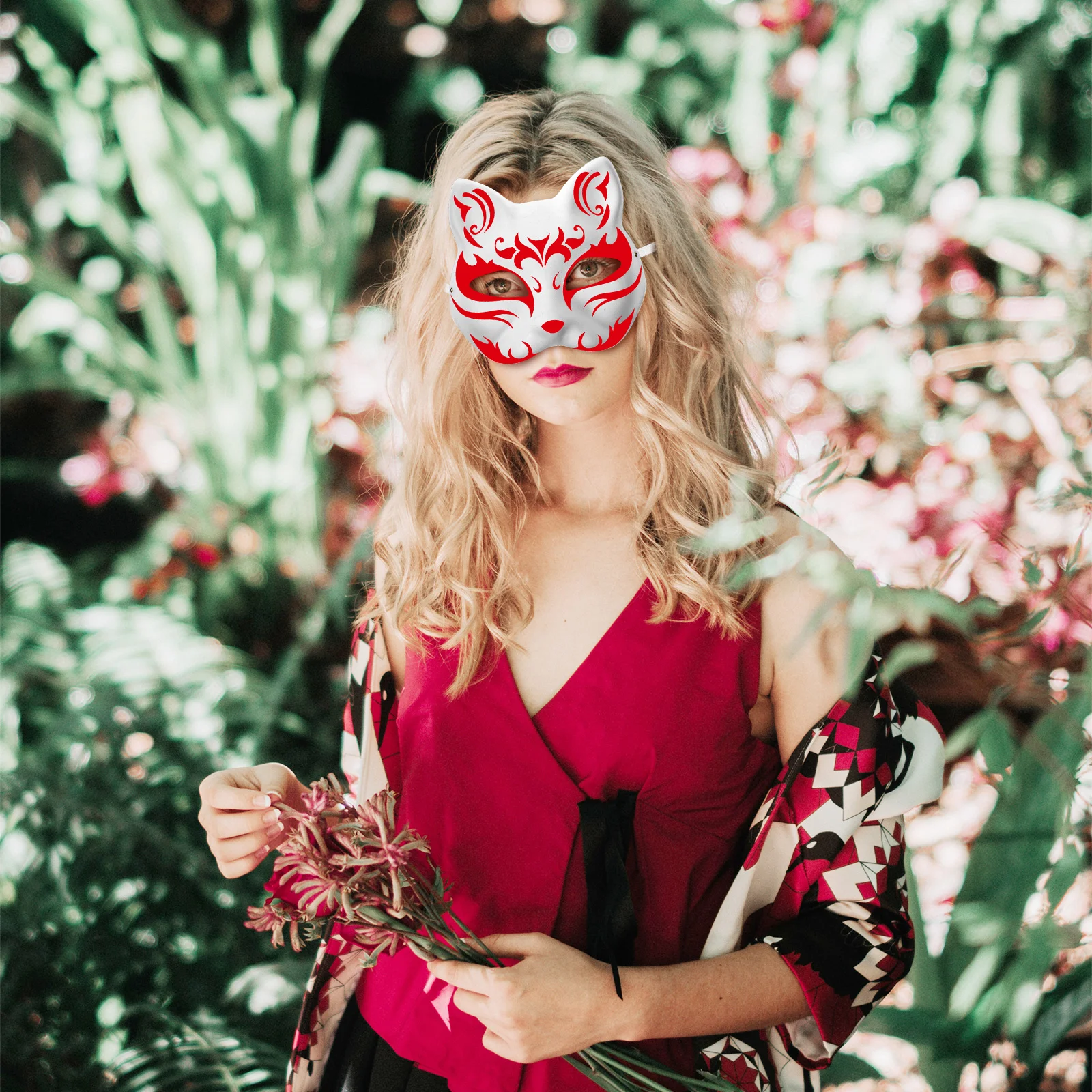 10 шт. простые маски для украшения косплея вечерние пустой кот маскарад взрослых