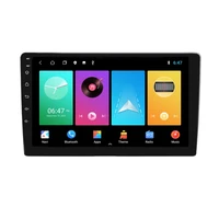 10 9 slim 2din double din dashboard replacement android10 gps navigation car dvd autoradio music player
